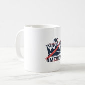 Keine Könige in Amerika Kaffeetasse (Vorderseite Links)