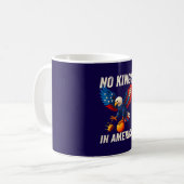 Keine Könige in Amerika Kaffeetasse (Vorderseite Links)