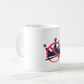 Keine Könige in Amerika Kaffeetasse (Vorderseite Links)