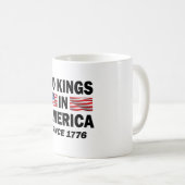 Keine Könige in Amerika Kaffeetasse (VorderseiteRechts)