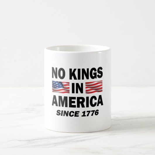 Keine Könige in Amerika Kaffeetasse (Mittel)