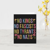 Keine Könige in Amerika keine Faschisten wir die M Karte (Gelbe Blume)