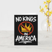 Keine Könige in Amerika keine Krone Karte (Gelbe Blume)