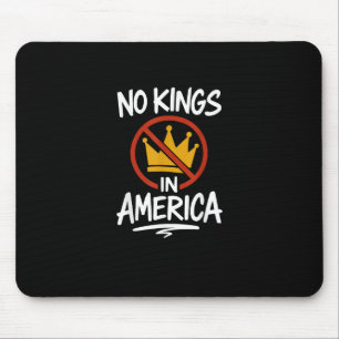 Keine Könige in Amerika Keine Krone Minimal Sauber Mousepad