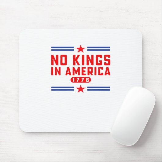 Keine Könige In Amerika Klassisch Minimal Sauber Mousepad (Mit Mouse)