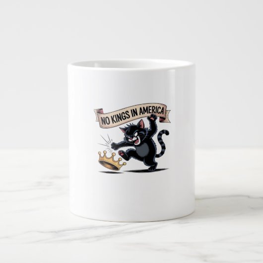 Keine Könige In Amerika Klassischer Kreativer Stil Jumbo-Tasse (Vorderseite)