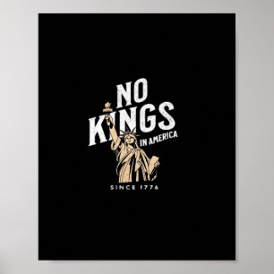 Keine Könige in Amerika Klassischer Patriotischer Poster