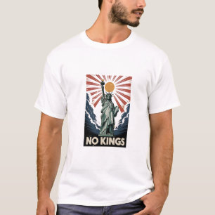 Keine Könige in Amerika Liberitätsstatus USA Demok T-Shirt