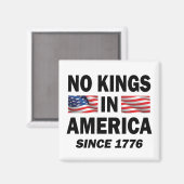 Keine Könige in Amerika Magnet (Vorderseite/Rückseite)