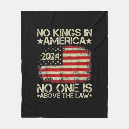 Keine Könige In Amerika Minimal Clean Fleecedecke (Vorderseite)