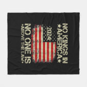 Keine Könige In Amerika Minimal Clean Fleecedecke (Vorderseite (Horizontal))