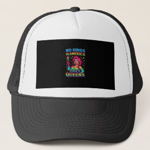 Keine Könige in Amerika, nur Queens Funny Queer Ga Truckerkappe