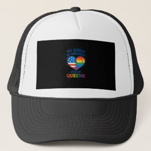 Keine Könige in Amerika, nur Queens Lustige Queer Truckerkappe