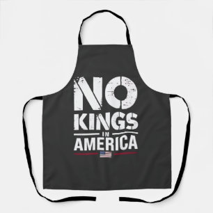 Keine Könige in Amerika Patriotische amerikanische Schürze