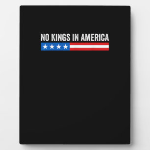 Keine Könige in Amerika Patriotischer Stil Fotoplatte