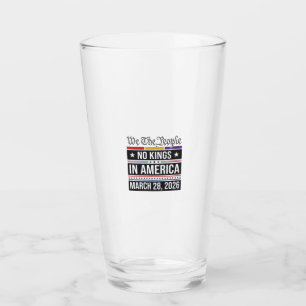 Keine Könige in Amerika Patriotisches Protest-Shir Glas