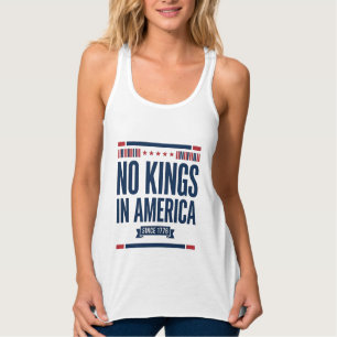 Keine Könige in Amerika Patriotisches Vintage-Vekt Tank Top