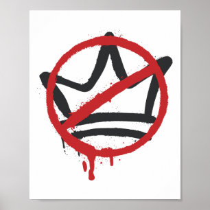 Keine Könige in Amerika Pro Demokratie gegen Monar Poster