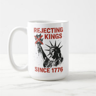 Keine Könige in Amerika, Protest am Tag der Könige Kaffeetasse