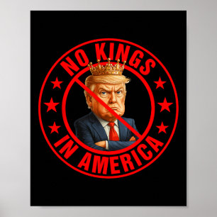 Keine Könige in Amerika Protest gegen Trumps Poster