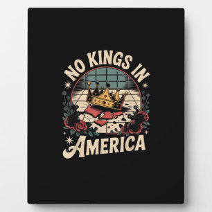 Keine Könige In Amerika Retro Klassiker Fotoplatte