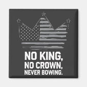 Keine Könige in Amerika Rettete Demokratie - ich v Magnet (Vorne)