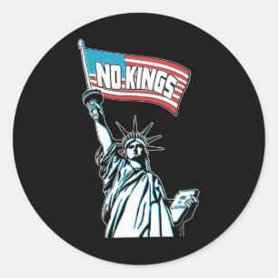Keine Könige in Amerika Rettete Demokratie - ich v Runder Aufkleber