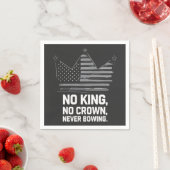 Keine Könige in Amerika Rettete Demokratie - ich v Serviette (Beispiel)