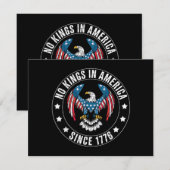 Keine Könige in Amerika seit 1776 (Vorne/Hinten)