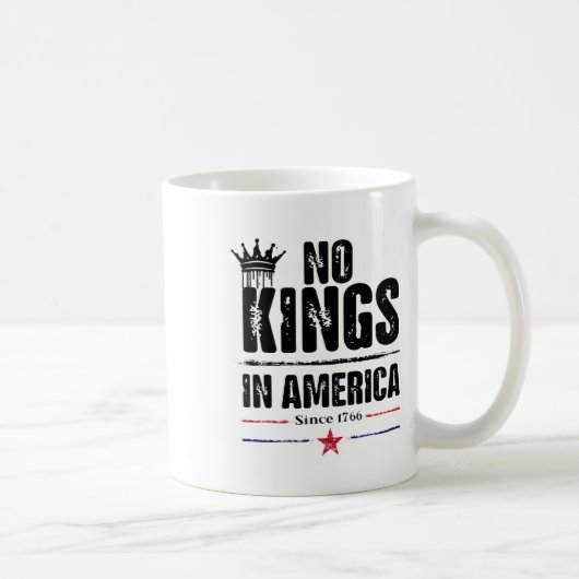 Keine Könige in Amerika seit 1776 13 Kaffeetasse (Rechts)