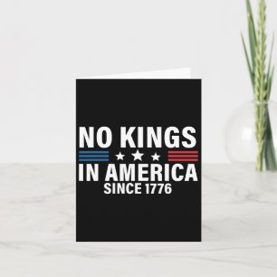 Keine Könige in Amerika seit 1776 1 Karte