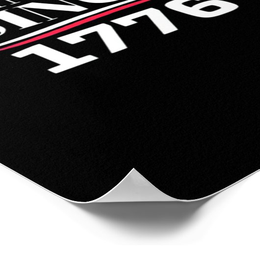 Keine Könige in Amerika seit 1776 #1 Klassiker Poster (Ecke)