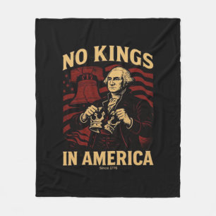 Keine Könige in Amerika seit 1776 Anti-Donald Trum Fleecedecke