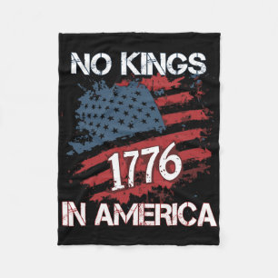 Keine Könige in Amerika seit 1776 bedrängte USA-Fl Fleecedecke