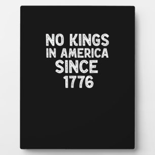 Keine Könige in Amerika seit 1776 Demokraten Patri Fotoplatte