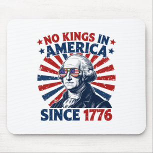 Keine Könige in Amerika seit 1776 Distressed Flagg Mousepad