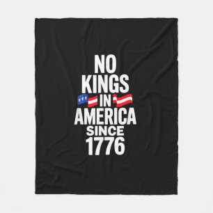 Keine Könige in Amerika seit 1776 Einfach Klassisc Fleecedecke