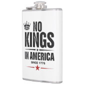 Keine Könige in Amerika seit 1776 Flachmann (Links)