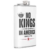 Keine Könige in Amerika seit 1776 Flachmann (Rechts)