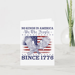 Keine Könige in Amerika seit 1776 Flag 4. Karte