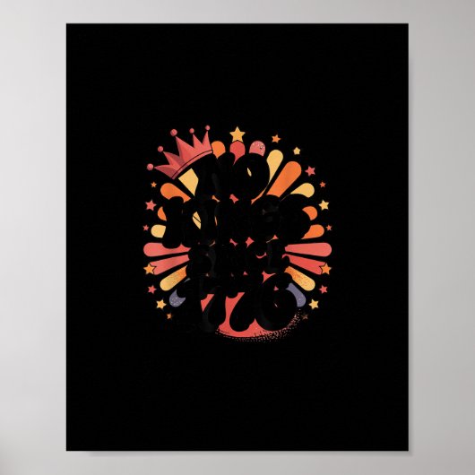 Keine Könige in Amerika seit 1776 Geist Patriotisc Poster (Vorne)