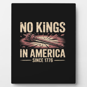 Keine Könige in Amerika seit 1776 King Free Classi Fotoplatte