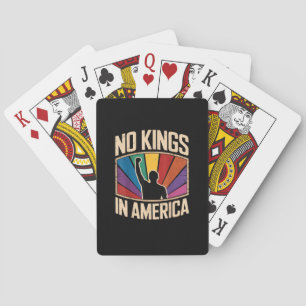 Keine Könige in Amerika seit 1776 Kreatives Design Spielkarten