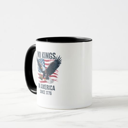 Keine Könige in Amerika seit 1776 Minimal Sauber Tasse (Vorderseite Links)