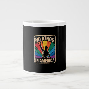 Keine Könige in Amerika seit 1776 Patrioten-Stil Jumbo-Tasse