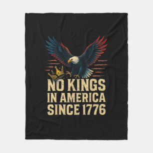 Keine Könige in Amerika seit 1776 Patriotisch Fleecedecke