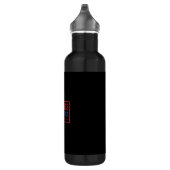 Keine Könige in Amerika seit 1776 Patriotisches Re Edelstahlflasche (Rechts)