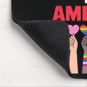 Keine Könige in Amerika seit 1776 Protest-Zeichen Mousepad (Ecke)