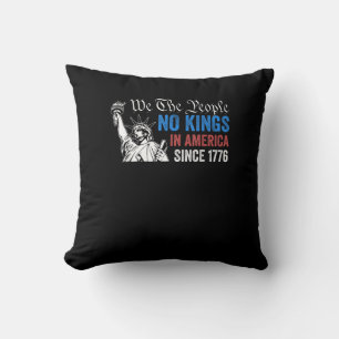 Keine Könige in Amerika seit 1776 Retro Klassiker Kissen