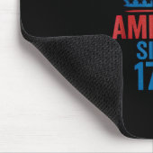Keine Könige in Amerika seit 1776-Shirt Keine Köni Mousepad (Ecke)